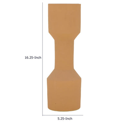 Decorative Vase, Geometric Hourglass Shape