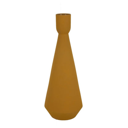 Decorative Vase, Flared Rim, Angular Edges