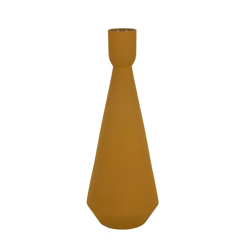 Decorative Vase, Flared Rim, Angular Edges