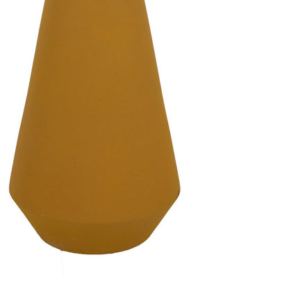 Decorative Vase, Flared Rim, Angular Edges