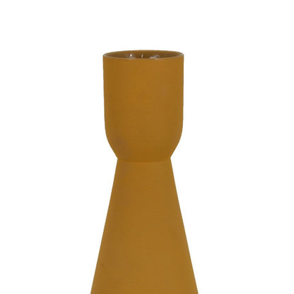 Decorative Vase, Flared Rim, Angular Edges