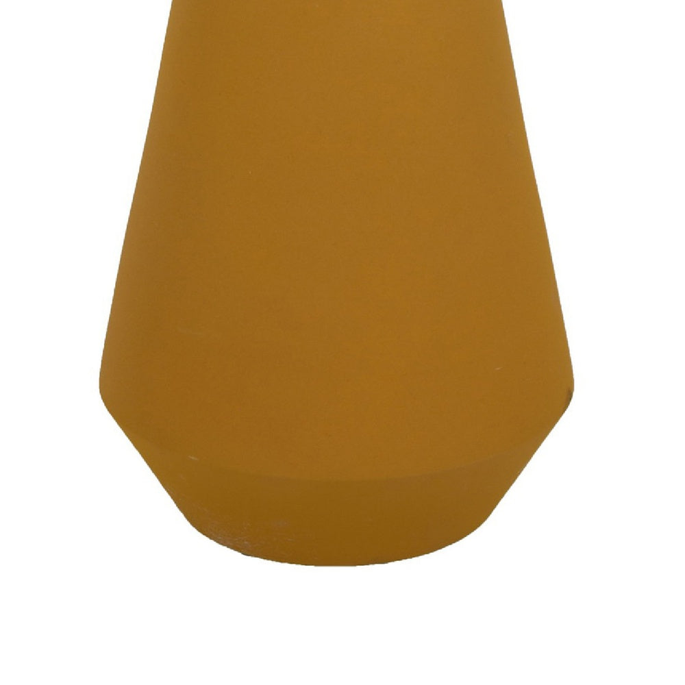 Decorative Vase, Flared Rim, Angular Edges