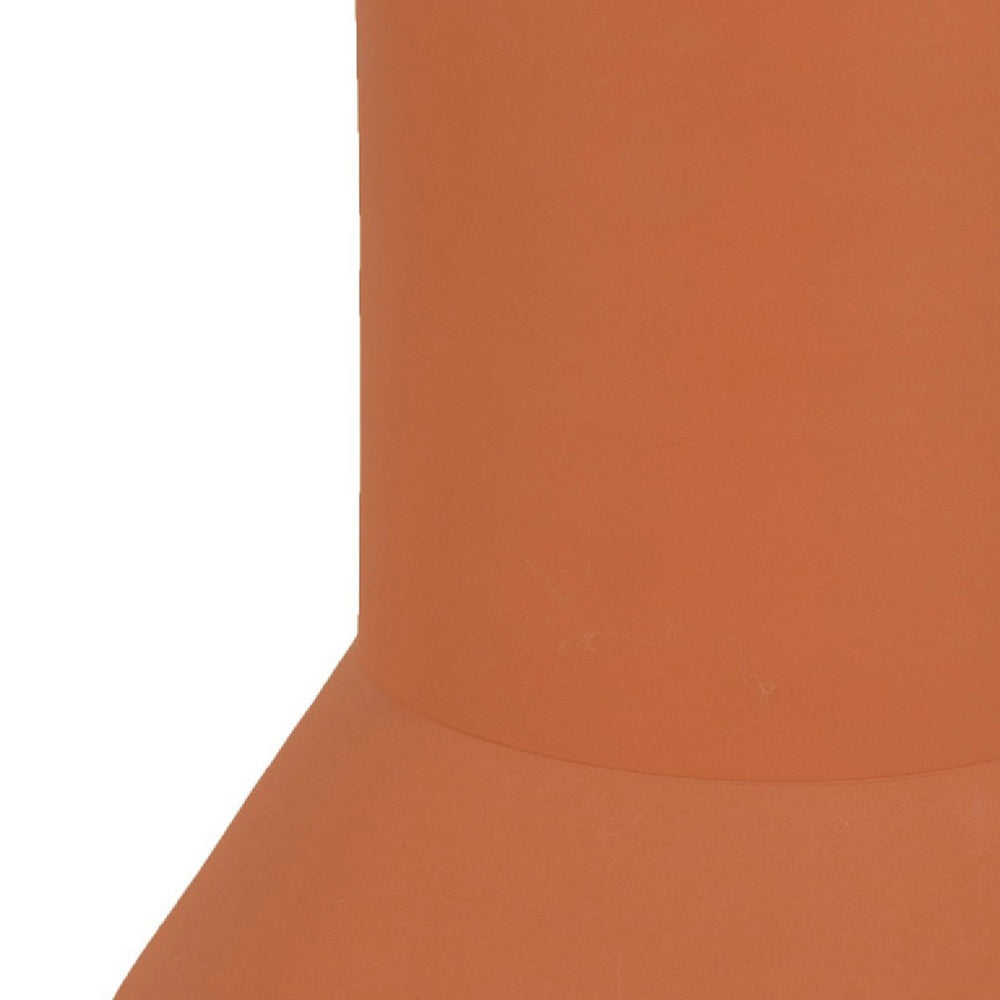 Decorative Vase, Faceted Body, Angular Base
