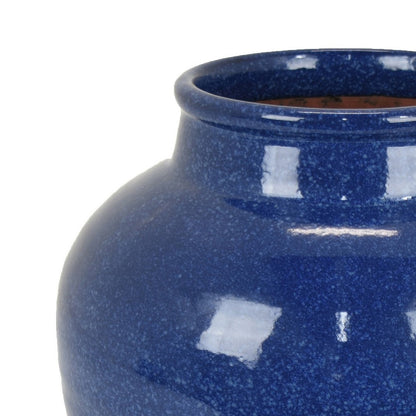 Ginger Jar Vase, Speckled and Glazed Top
