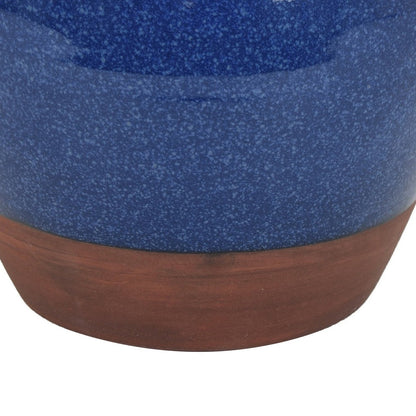 Ginger Jar Vase, Speckled and Glazed Top