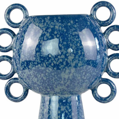 Orin Decorative Vase, 8 Loop Handles
