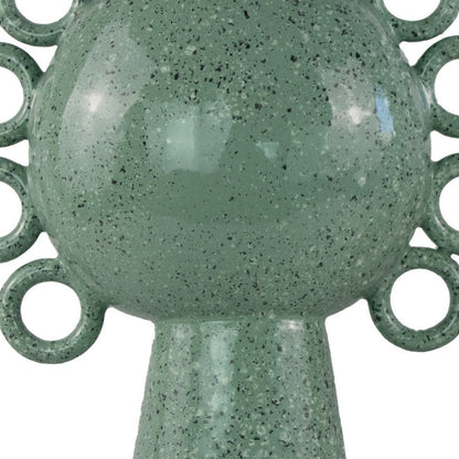 Orin Decorative Vase, 8 Loop Handles