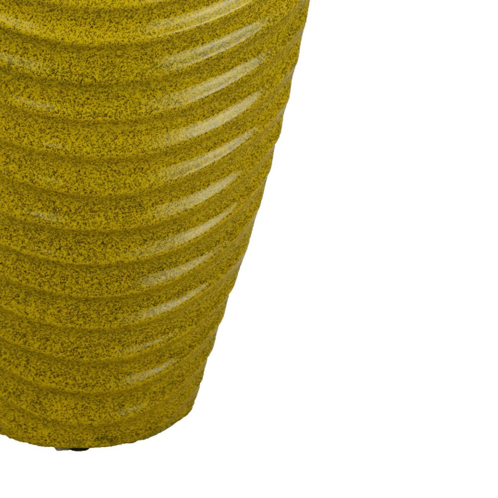 Kathy Decorative Vase with Sculpted Curved Rim