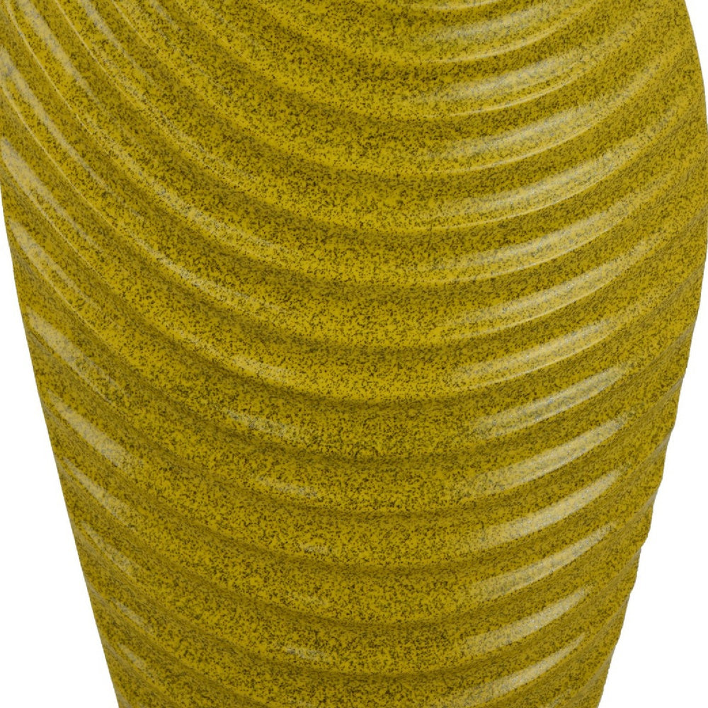 Kathy Decorative Vase with Sculpted Curved Rim