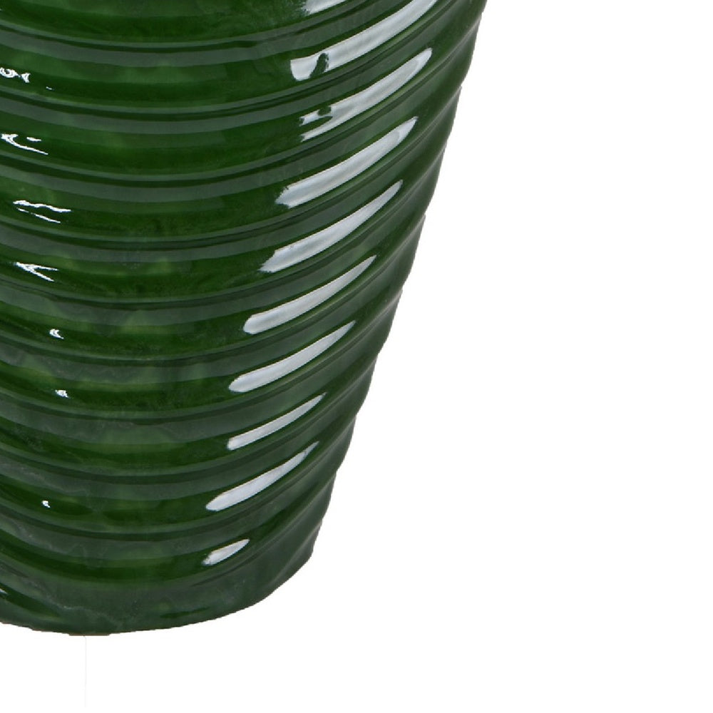 Kathy Decorative Vase with Sculpted Curved Rim