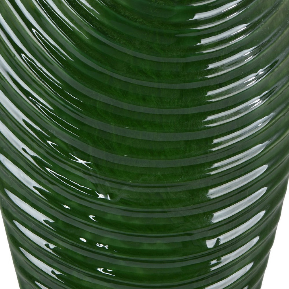Kathy Decorative Vase with Sculpted Curved Rim