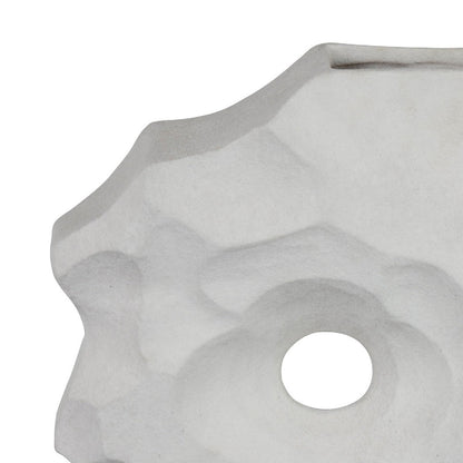 Joel Abstract Sculpted Vase with Textured Organic Form