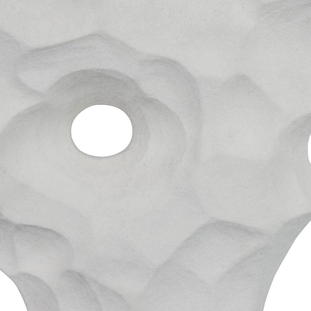 Joel Abstract Sculpted Vase with Textured Organic Form