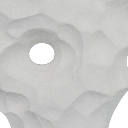 Joel Abstract Sculpted Vase with Textured Organic Form