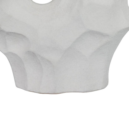 Joel Abstract Sculpted Vase with Textured Organic Form