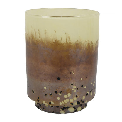 Sophie Vase with Frosted Gradient, Speckled Base