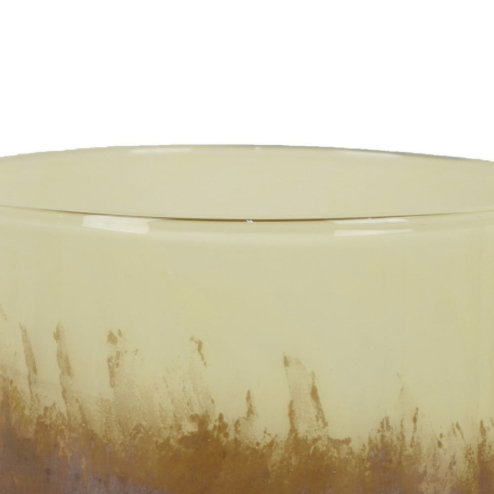 Sophie Vase with Frosted Gradient, Speckled Base