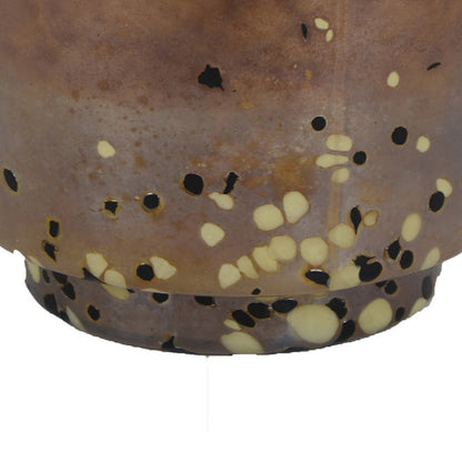 Sophie Vase with Frosted Gradient, Speckled Base