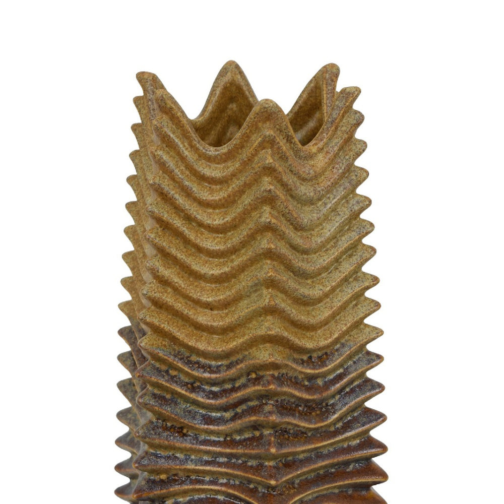 Barny Decorative Vase with Layered Waves