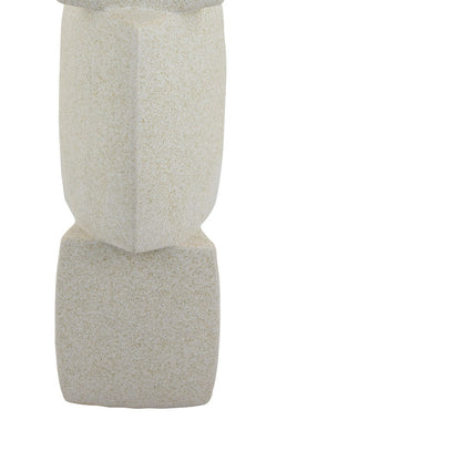 Emery Sculptural Vase with Geometric Details