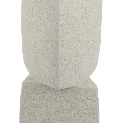 Emery Sculptural Vase with Geometric Details