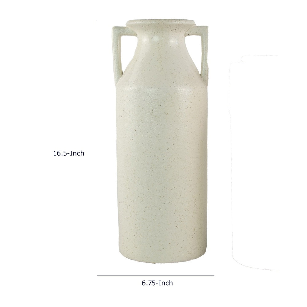 Decorative Flower Vase, Farmhouse Milk Jug Style