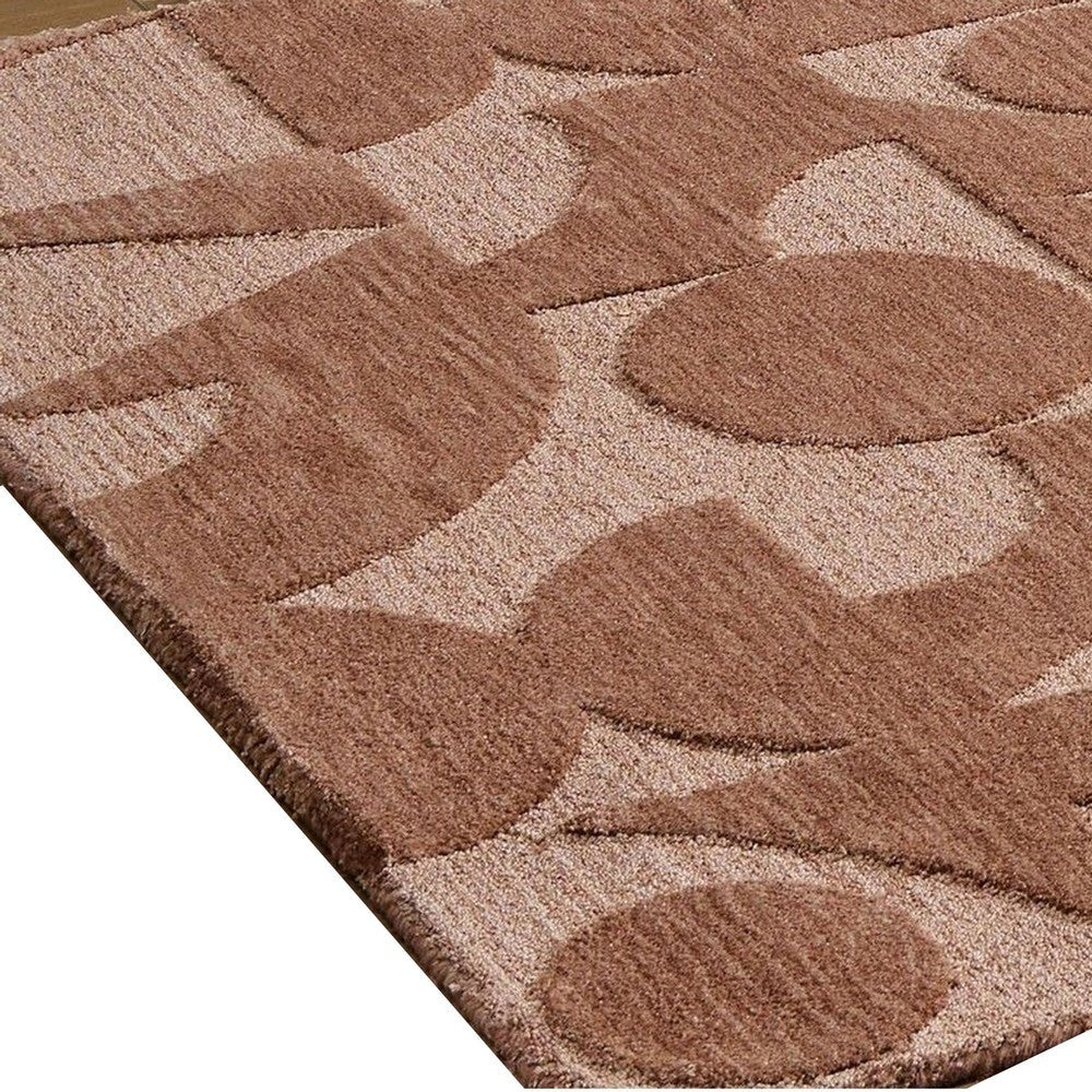 Perry Hand-Tufted Medium Area Rug with Geometric Design