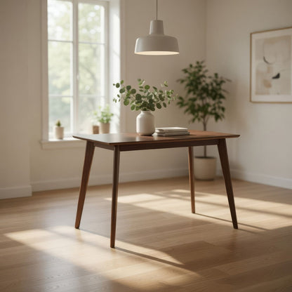 BM69305 Quaint Wooden Dining Table, Chestnut Brown