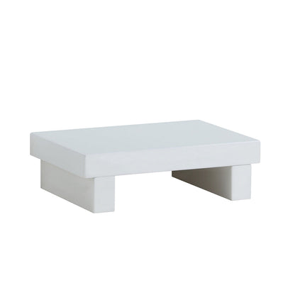 Finely Designed Contemporary Solid Wood Night Stand, Glossy White