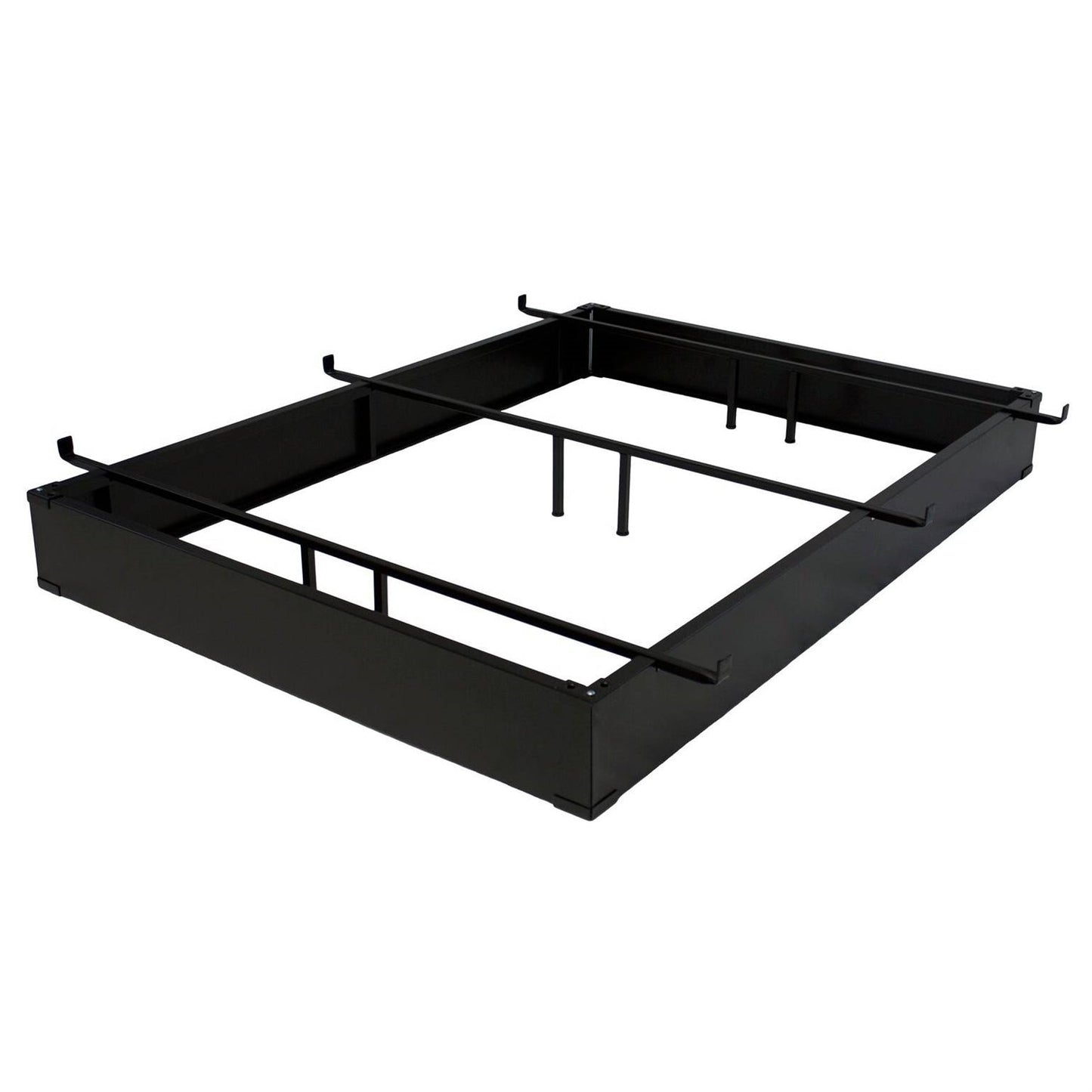 California King Hotel Style Metal Bed Base Bed Frame in Espresso 7.5-inch High — Chic Home-Decor