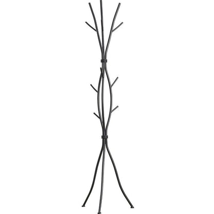 Black Metal Tree Branch Style Coat Rack