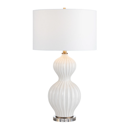 White Salem Table Lamp