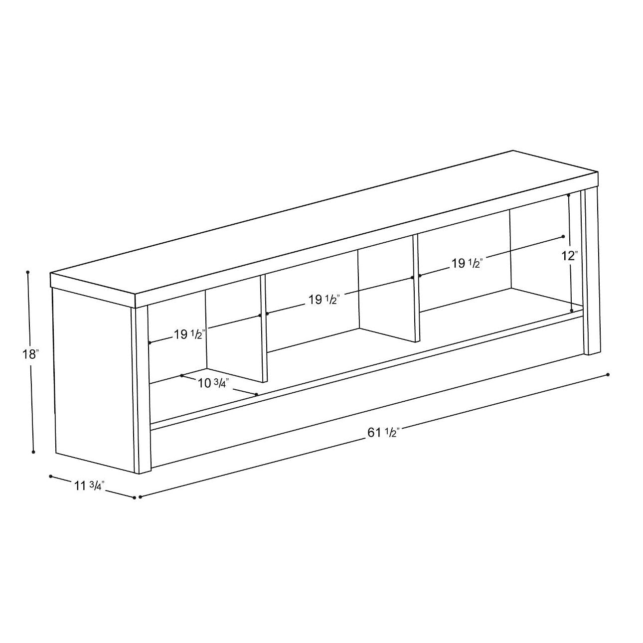 Bedroom Storage Bench Footboard in Espresso Wood Finish