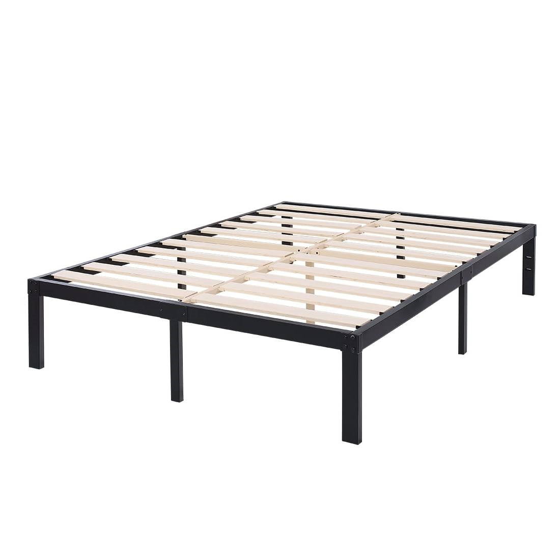 Full Heavy Duty Metal Platform Bed Frame with Wood Slats 3,500 lbs Weight Limit — Chic Home-Decor