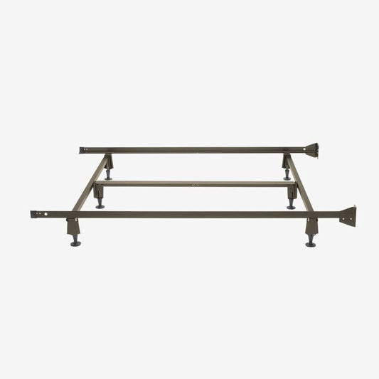 Full size Steel Metal Bed Frame with Bolt-on Headboard Brackets — Chic Home-Decor