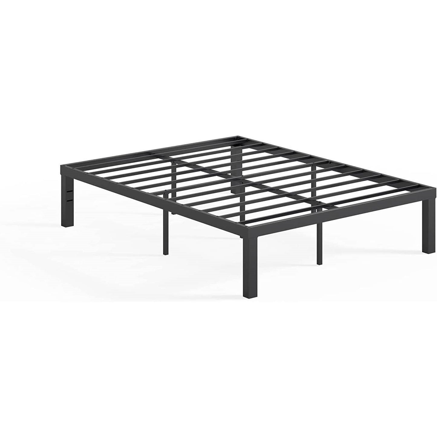 Full size Modern 16-inch Heavy Steel Metal Platform Bed Frame — Chic Home-Decor