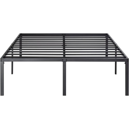 Full 18-inch Metal Platform Bed Frame with Under-Bed Storage Space — Chic Home-Decor
