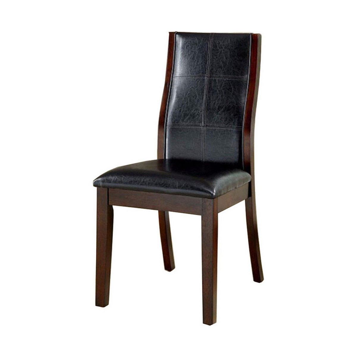 BM131248 Townsend I Transitional Side Chair, Brown Cherry Finish, Set Of 2