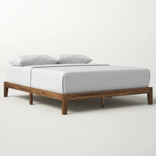 Full size Simple Modern Solid Wood Platform Bed Frame - 700 lb. Weight Capacity — Chic Home-Decor