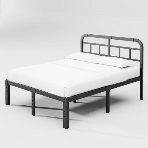 Full Size Heavy Duty Platform Bed Frame w/ Headboard — Chic Home-Decor