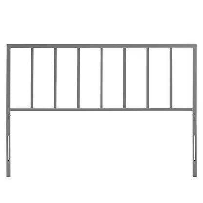 Full size Modern Classic Grey Metal Headboard