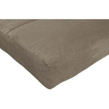 Full size 8-inch Thick Futon Mattress in Khaki Light Brown Color