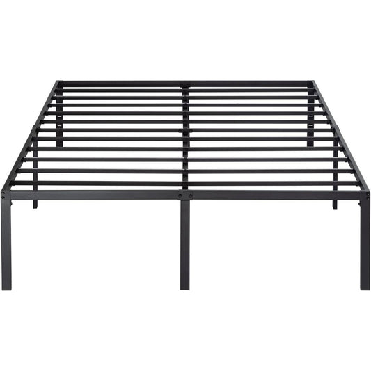 King 18-inch Metal Platform Bed Frame with Under-Bed Storage Space — Chic Home-Decor