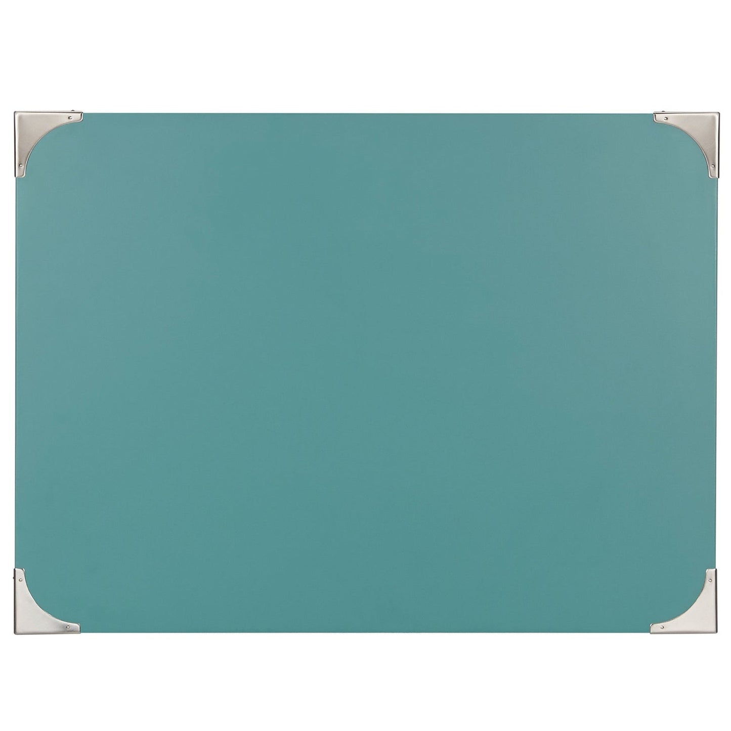 Marine Green Turquoise 1-Drawer Modern End Table Nightstand