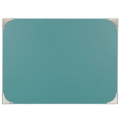 Marine Green Turquoise 1-Drawer Modern End Table Nightstand