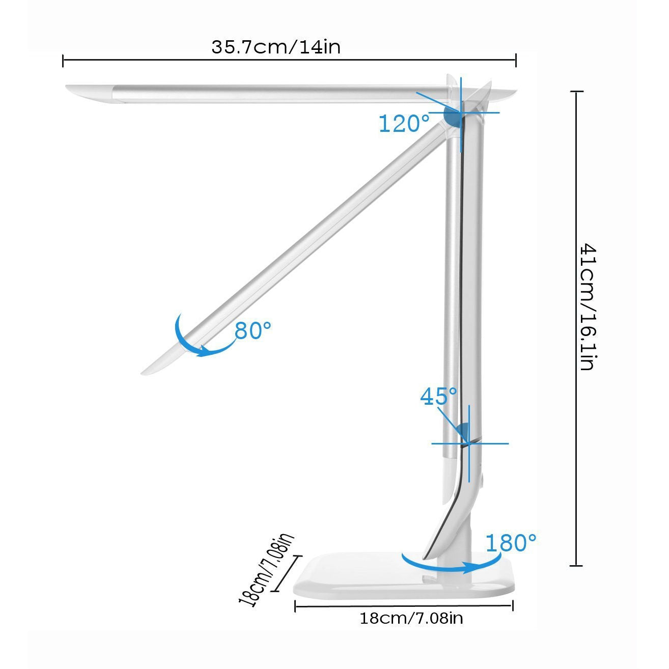 Dimmable LED Natural Light Eye-protection Non-Flickering Table Lamp