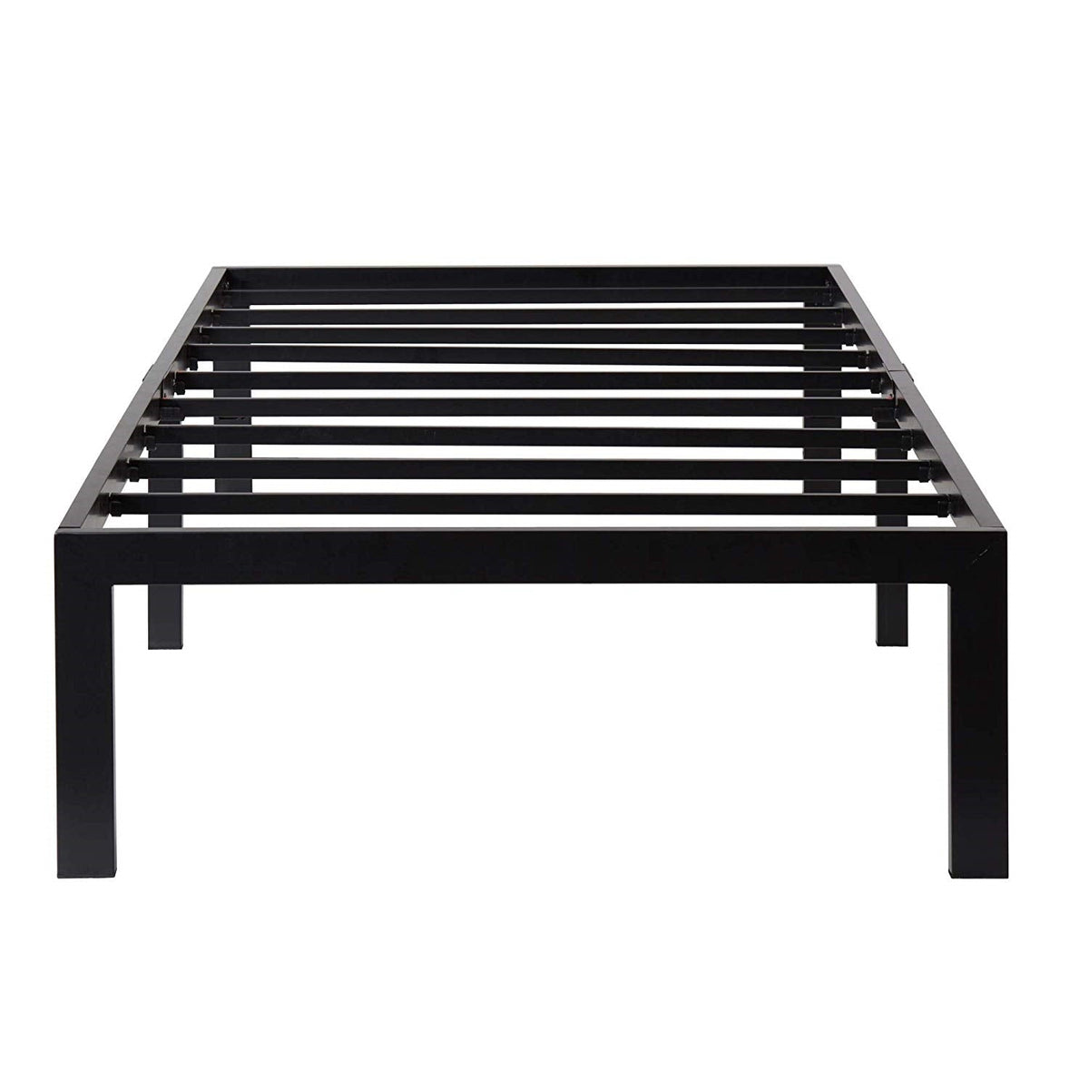 Modern Heavy Duty Black Metal Platform Bed Frame – Twin