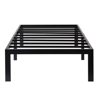 Modern Heavy Duty Black Metal Platform Bed Frame – Twin