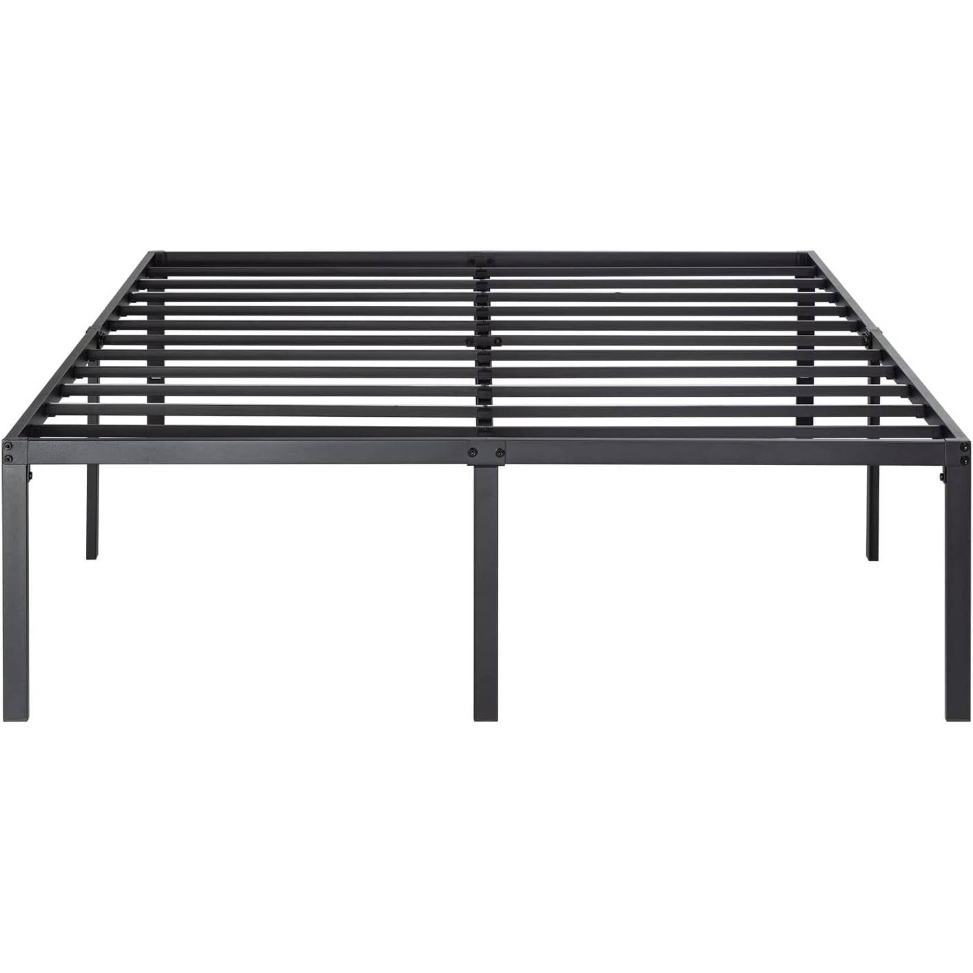 Queen 18-inch Metal Platform Bed Frame with Under-Bed Storage Space — Chic Home-Decor