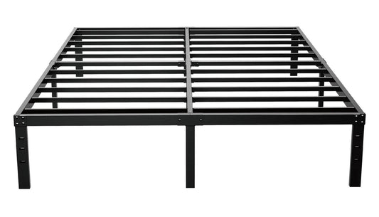 Queen 16-inch Heavy Duty Metal Bed Frame with 3,500 lbs Weight Capacity — Chic Home-Decor